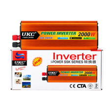 Инвертор 2000Вт 12V-220V, преобразователь напряжения 2000Вт 12V-220V, UKC