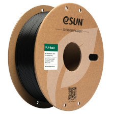 Нитка ( пластик )  eSUN PLA Basic 1,75 мм для 3D принтера  Filament, 1 кг, чорна