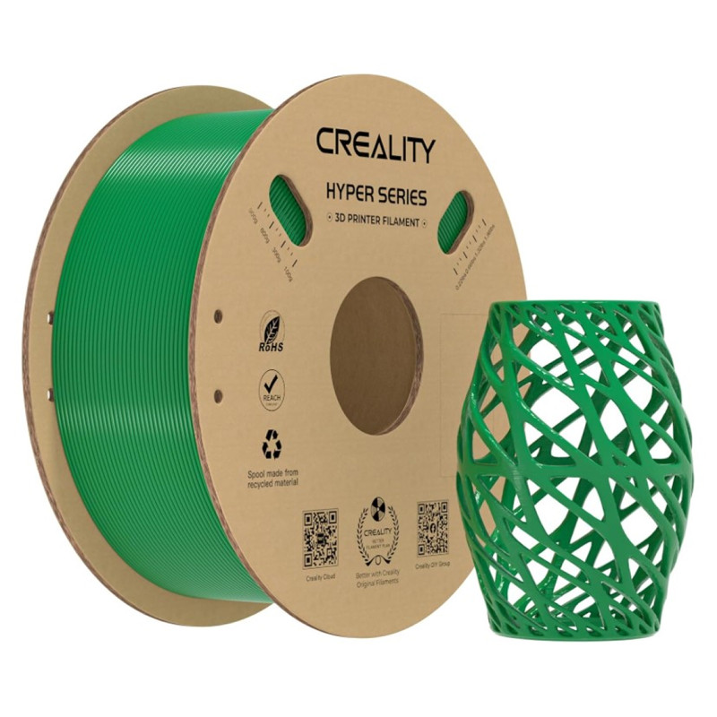 Нить (пластик) Creality PETG Hyper Filament, 1,75 мм, 1 кг, зеленый