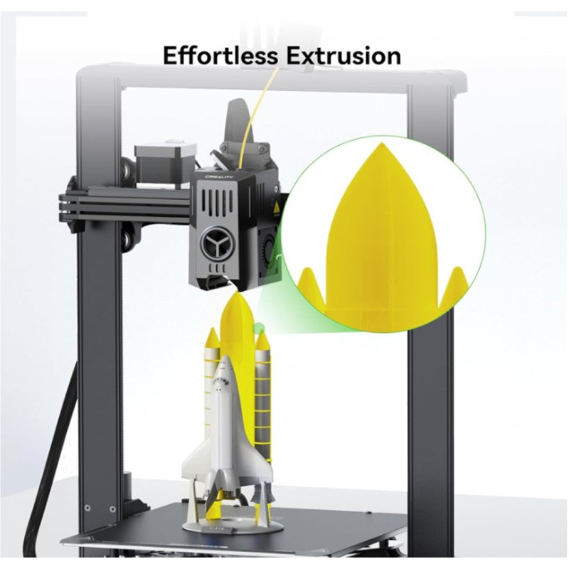 Нить (пластик) Creality PETG Hyper Filament, 1,75 мм, 1 кг, черный