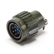 Військовий роз'єм Y2M-7TJ-M на дріт - IP62 / 7 конт / байонет / тато Військовий роз'єм Y2M-7TJ-M на дріт - IP62 / 7 конт / байонет / тато