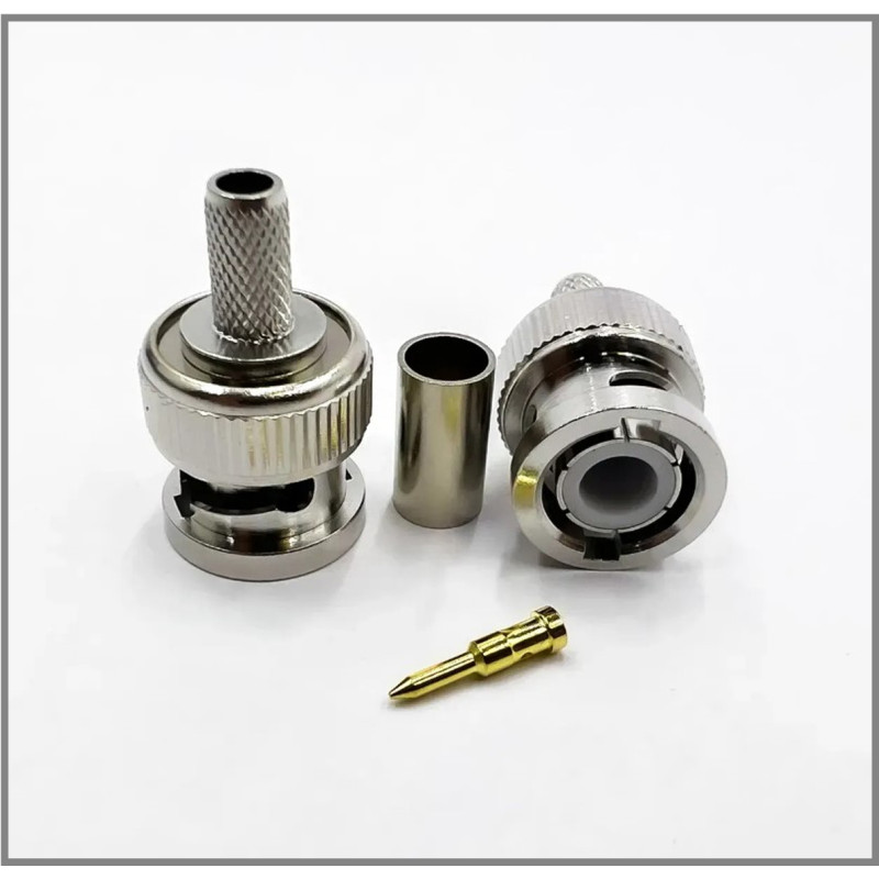 Високочастотний штировий роз’єм BNC male 6 crimp (під обтискання)