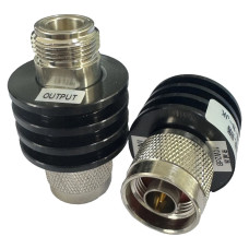 ВЧ атенюатор N-Type Male папа – Female мама, 10 Вт, 6 ГГц, 20 дБ