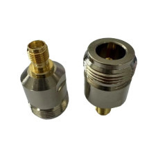 ВЧ коаксиальный переходник SMA Female мама – N Female мама