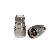 ВЧ перехідник N-Type Male папа – UHF (SO-239) Female мама N/UHF-JK