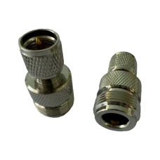 ВЧ переходник N-Type Female мама – Mini UHF Male папа Mini UHF/N-JK