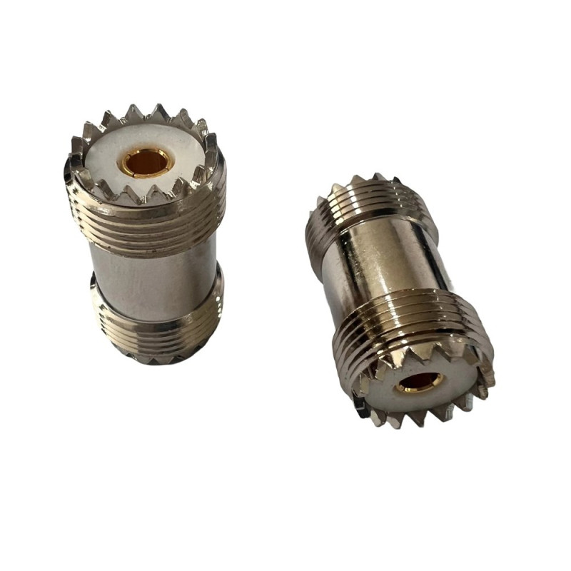 ВЧ перехідник UHF (SO-239) Female мама – UHF (SO-239) Female мама UHF-KK