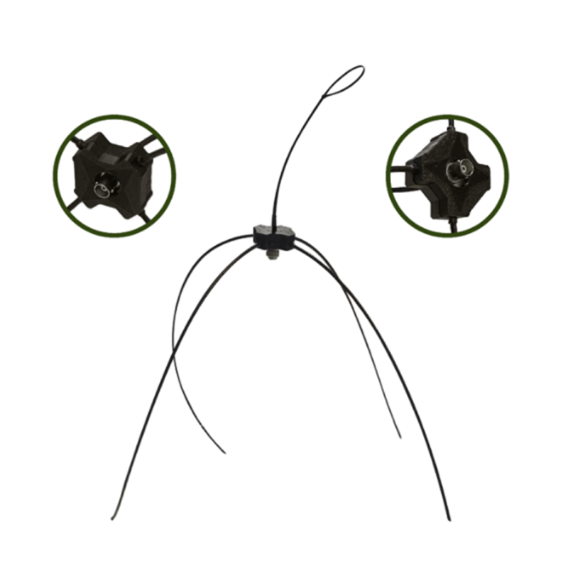 Наружная выносная антенна Паук VHF для раций Motorola серии R7a, R7 NKP, R7 FKP, CP250, PR400.