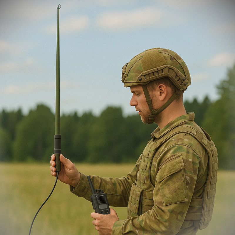 Виносна бліндажна окопна антена VHF FlowerPot для рацій Motorola DP