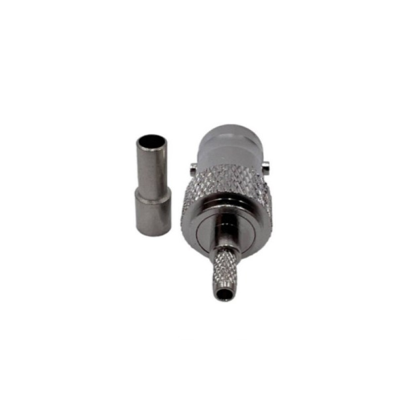 Разъем BNC-Female на кабель RG316 под обжим