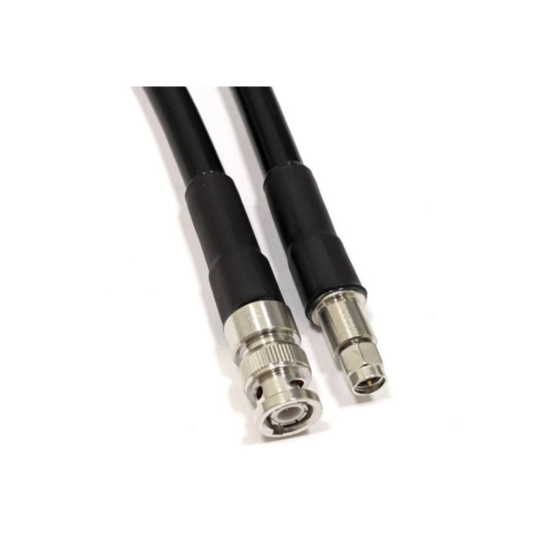 Пігтейл BNC-Male - SMA-Male ВЧ кабель перехідник LMR400 2.5 м