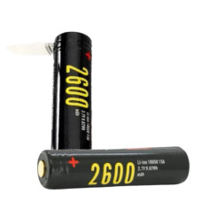 Акумулятор із захистом та вбудованим USB 18650 Soshine USB ємністю 2600 mAh, 3.7В та струмовіддачею 10А (15А) Акумулятор із захистом та вбудованим USB 18650 Soshine USB ємністю 2600 mAh, 3.7В та струмовіддачею 10А (15А)