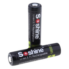 Акумулятор із захистом Soshine 18650 Li-Ion, ємністю 3400 mAh Акумулятор із захистом Soshine 18650 Li-Ion, ємністю 3400 mAh