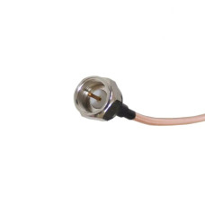 Кабельная сборка RG179 F-KY1.5-F-J1.5: F Female мама – F Male папа, 75 Ом