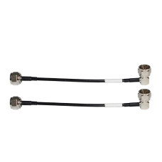 Кабельная сборка RG174 F-JW1.5-RG174-F-J1.5: F Male папа угловой – F Male папа