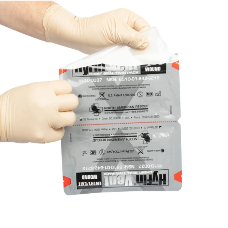 Окклюзионная повязка NAR HyFin Vent Chest Seal, двойной пакет
