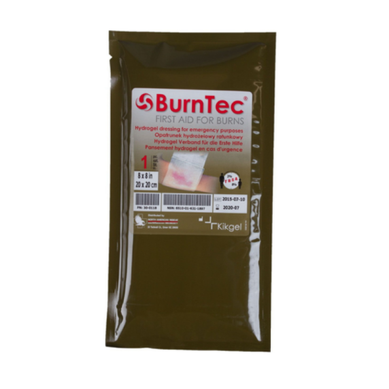 Протиопікова гідрогелева пов'язка NAR BurnTec 20x20 см