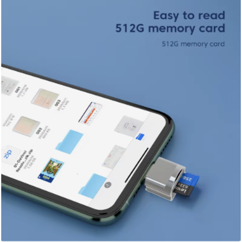 Картридер для айфону Olaf TF Card Reader Mini Micro-SD Card to Lighting Adapter