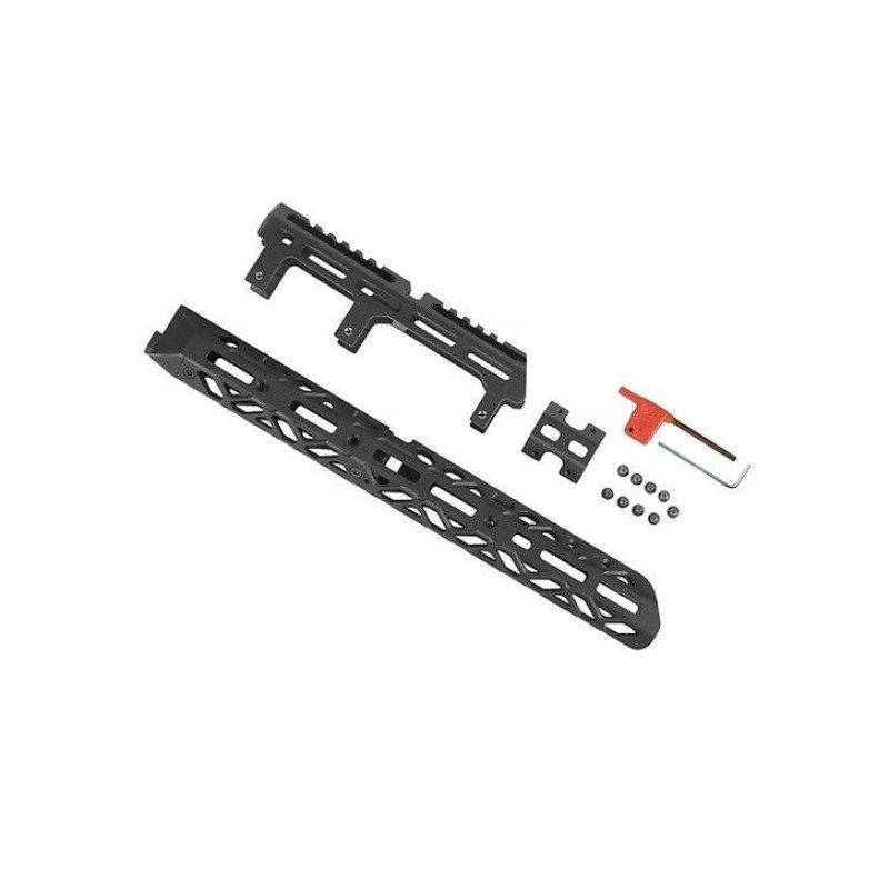 Длинное цевье КРУК 1U004B M-Lok с длинной накладкой для АК Black