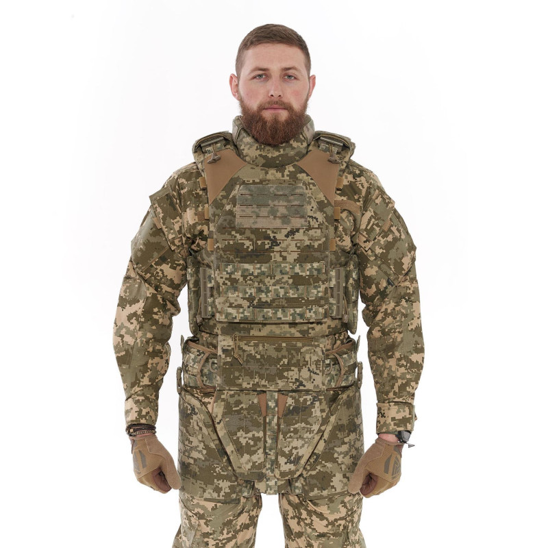 Модульний бронежилет Plastoon XM kit 6, MM14, М, 4 light ДСТУ, 1 класс ДСТУ