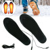 Устілки для взуття з підігрівом універсальні чорні теплі устілки термоустілки c usb