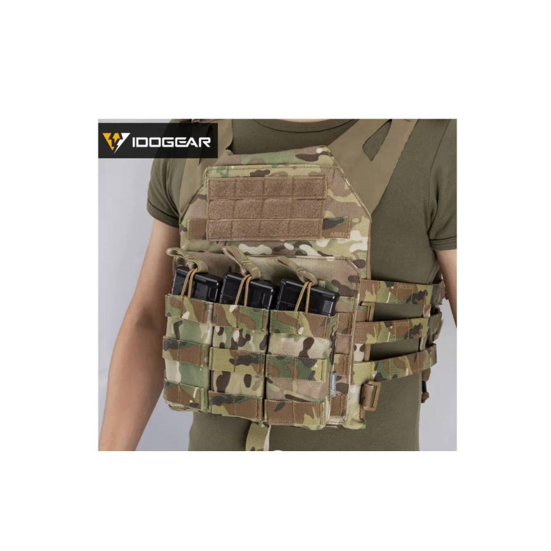 Тройной подсумок IDOGEAR Triple Mag Pouch 5.56mm MOLLE, Multiсam, Nylon 3547