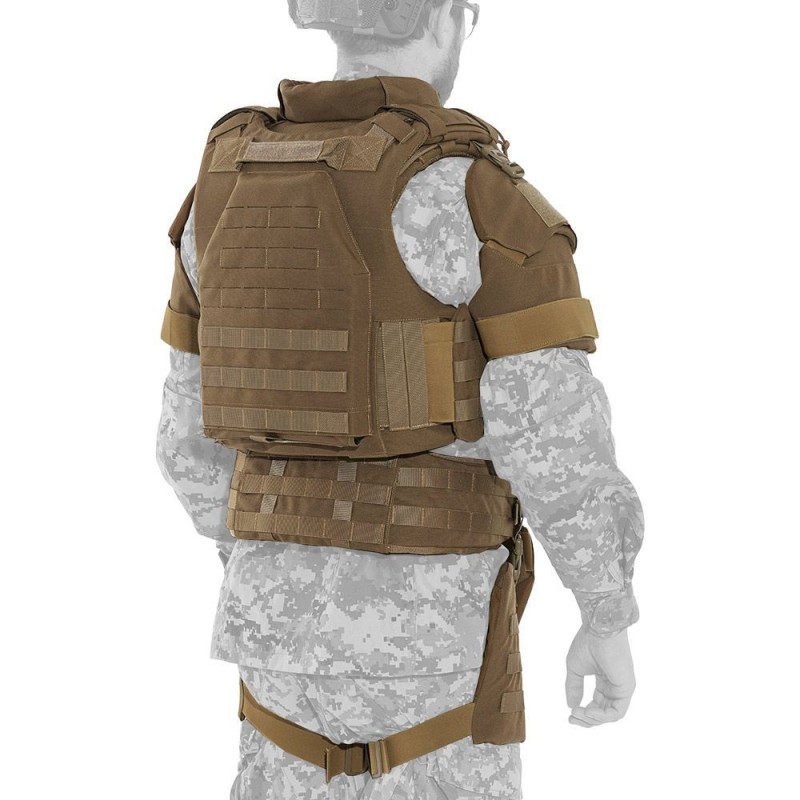 Модульный бронежилет Plastoon XM kit 7, coyote, М, 4 light ДСТУ, 1 класс ДСТУ