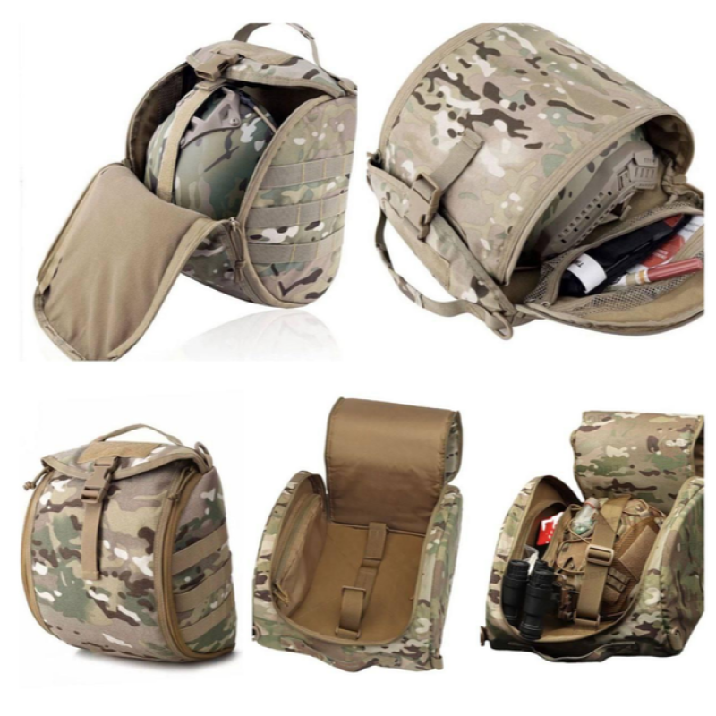 Тактическая сумка чехол для военного шлема и наушников Рюкзак Multicam