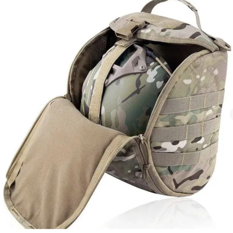 Тактическая сумка чехол для военного шлема и наушников Рюкзак Multicam