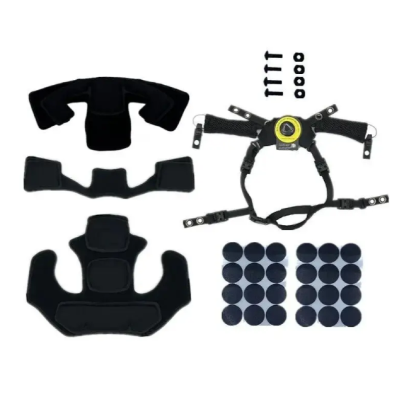 Подвесная система и подушки для боевого шлема FAST чорні