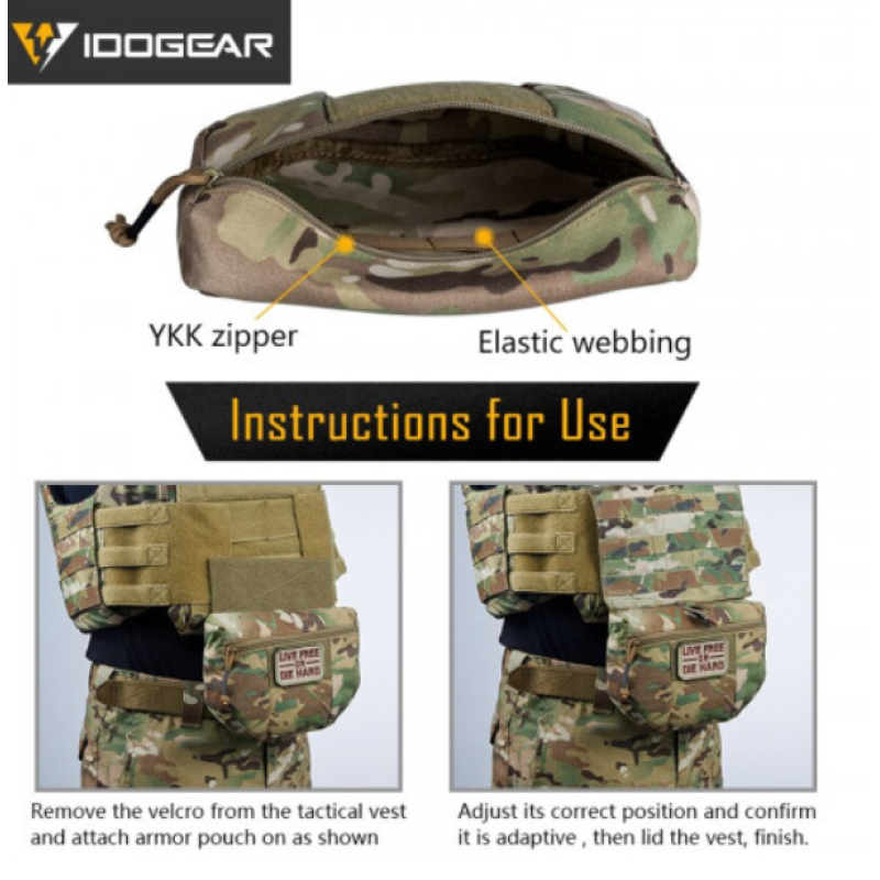 Підсумок скиду IDOGEAR (IG-BG 3520-MC) Tactical Drop Pounch for Vest