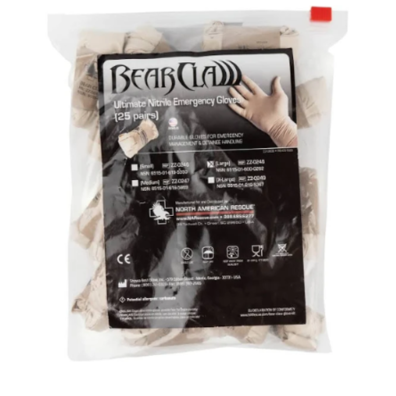Набір нітрилових рукавичок NAR Black Talon Gloves 25 пар М Coyote