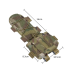 IDOGEAR (IG-BG3525-MC) підсумок контрвага для шолома Helmed Battery Pouch