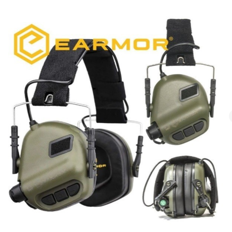 Наушники активные тактические для стрельбы EARMOR M31 Foliage Green