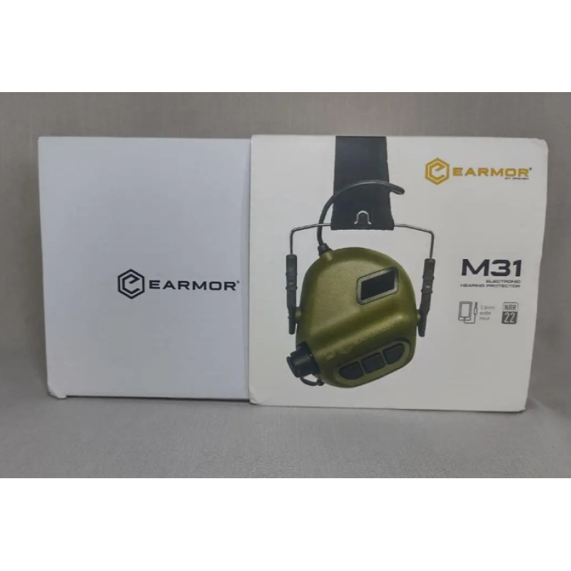Наушники активные тактические для стрельбы EARMOR M31 Foliage Green