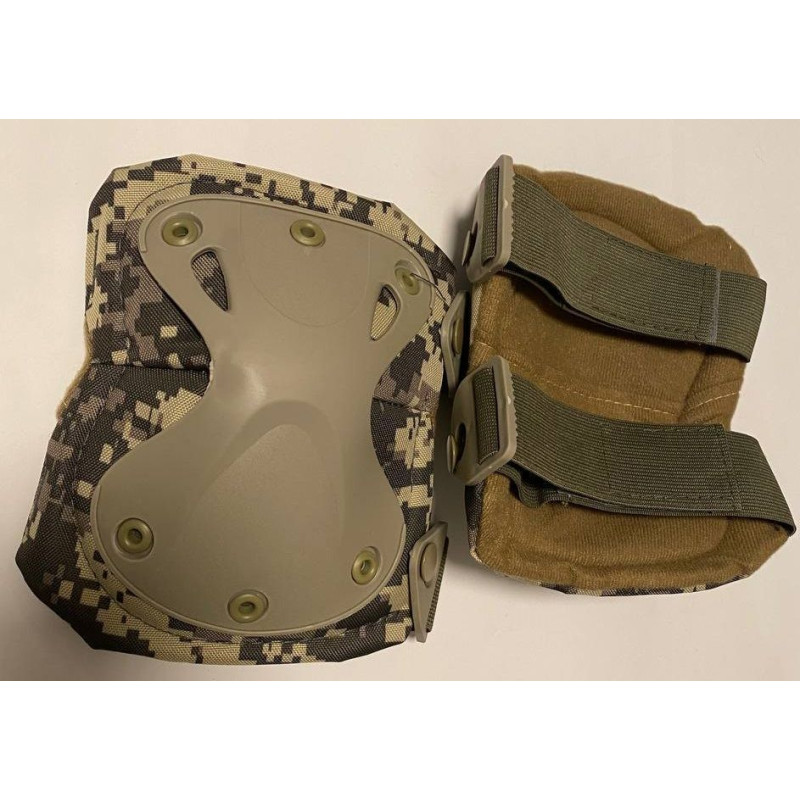 Наколенники тактические защитные Wosport пиксель