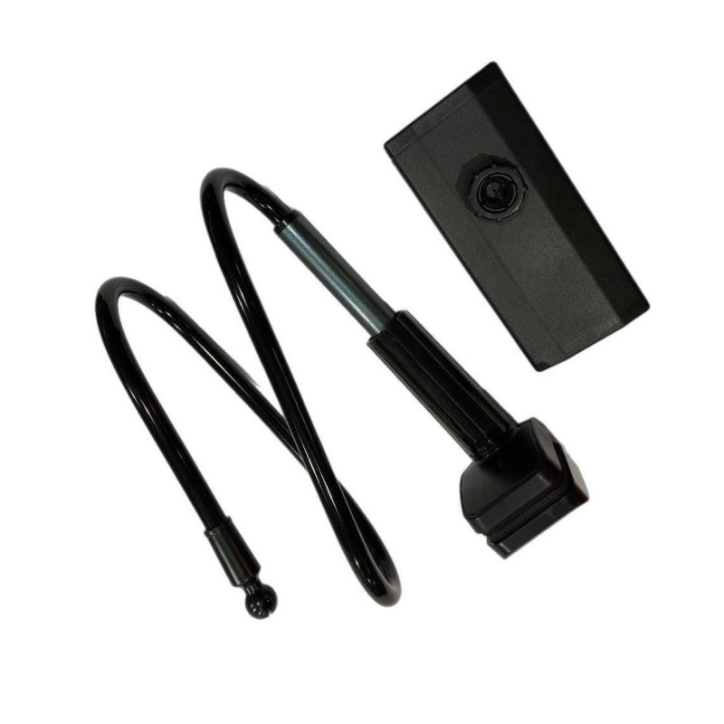 ГНУЧКИЙ ТРИМАЧ ДЛЯ ТЕЛЕФОНУ ПЛАНШЕТУ З ПРИЩІПКОЮ 120 см ЧОРНИЙ