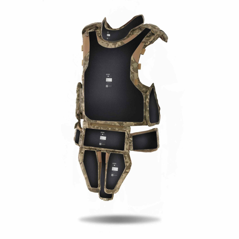 Модульний бронежилет Plastoon XM kit 5, MM14, М, 4 light ДСТУ, 1 клас ДСТУ
