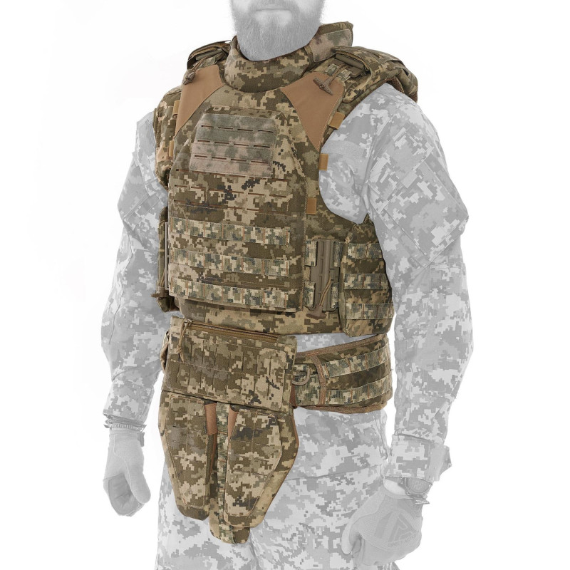 Модульний бронежилет Plastoon XM kit 5, MM14, М, 4 light ДСТУ, 1 клас ДСТУ