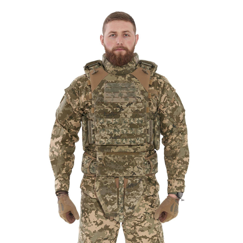 Модульний бронежилет Plastoon XM kit 5, MM14, М, 4 light ДСТУ, 1 клас ДСТУ
