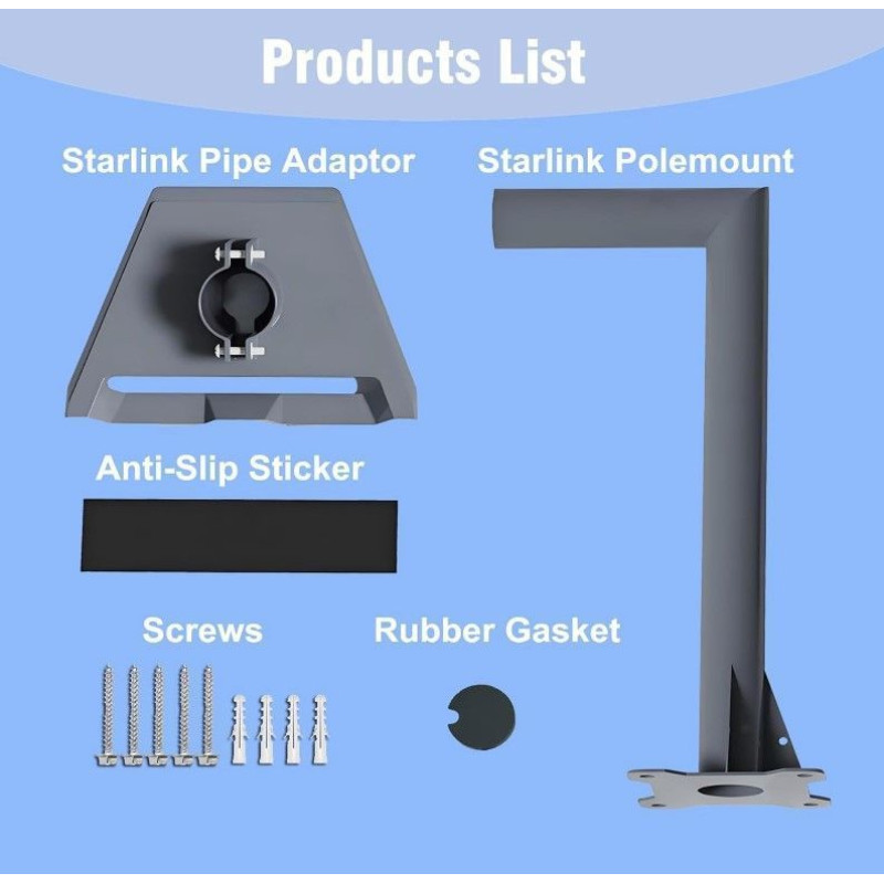 Комплект для встановлення Starlink Gen 3 на поверхню