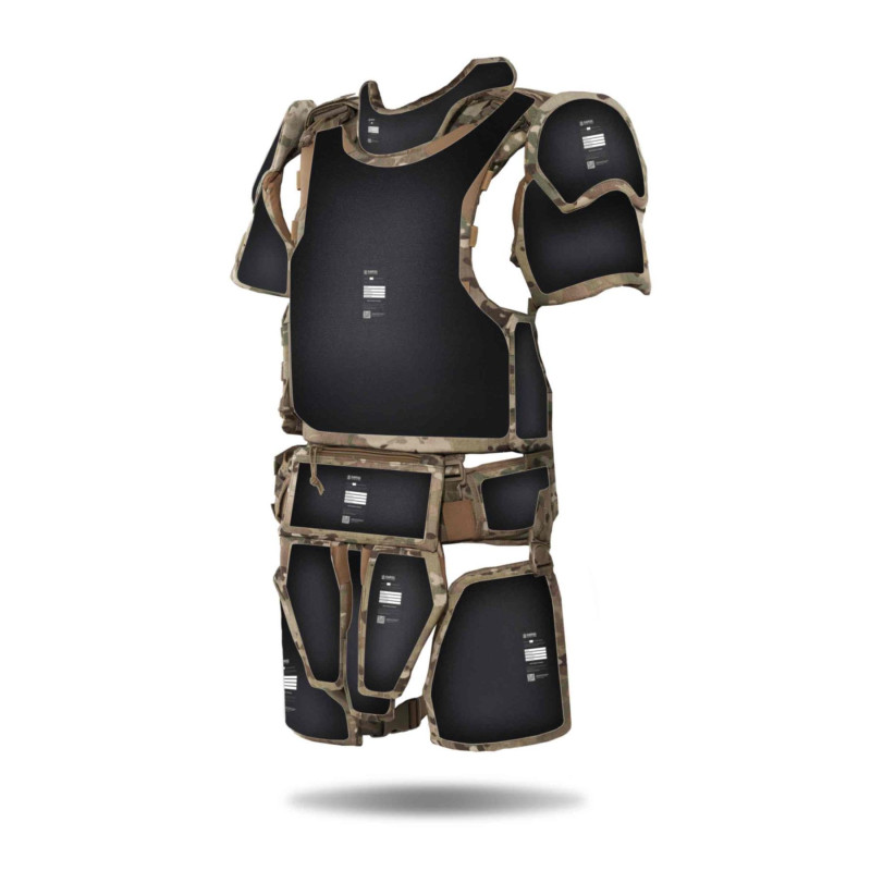 Модульный бронежилет Plastoon XM kit 7, multicam USA, М, 4 light ДСТУ, 1 класс ДСТУ