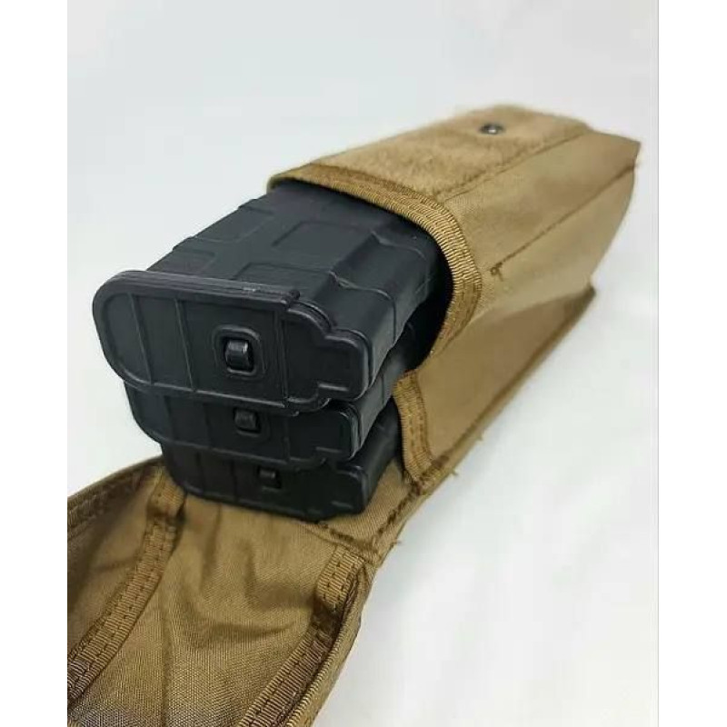 Подсумок Pantac на три магазина Coyote