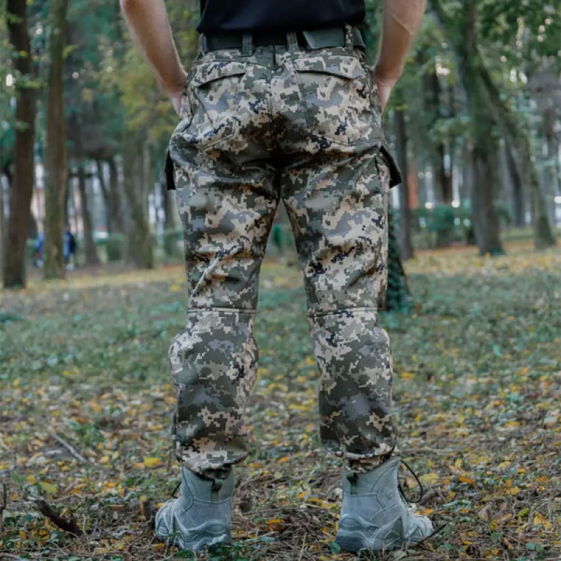 Тактичні штани SMILO cargo Softshell PIXEL