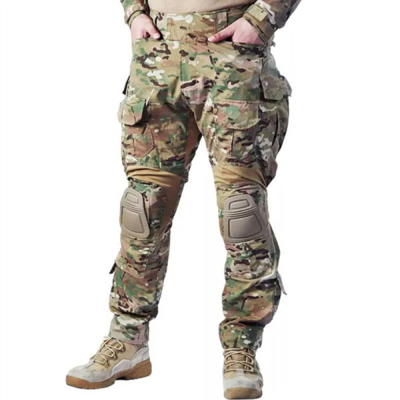 Боевые штаны IDOGEAR G3 V2 Combat Pants with Knee Pads Multicam