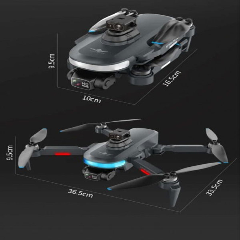 Квадрокоптер KF108 Max с GPS, датчик препятствий, камера 4К, БК моторы, время полета до 22 мин, радиус действия до 1200 м + кейс