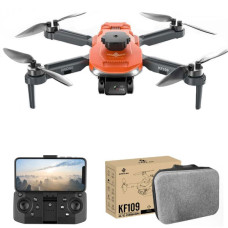 Квадрокоптер KF109 з GPS, датчик перешкод, камера 4K і HD, БК мотори, час польоту до 15 хв, радіус дії до 100 м + кейс orange Квадрокоптер KF109 з GPS, датчик перешкод, камера 4K і HD, БК мотори, час польоту до 15 хв, радіус дії до 100 м + кейс orange