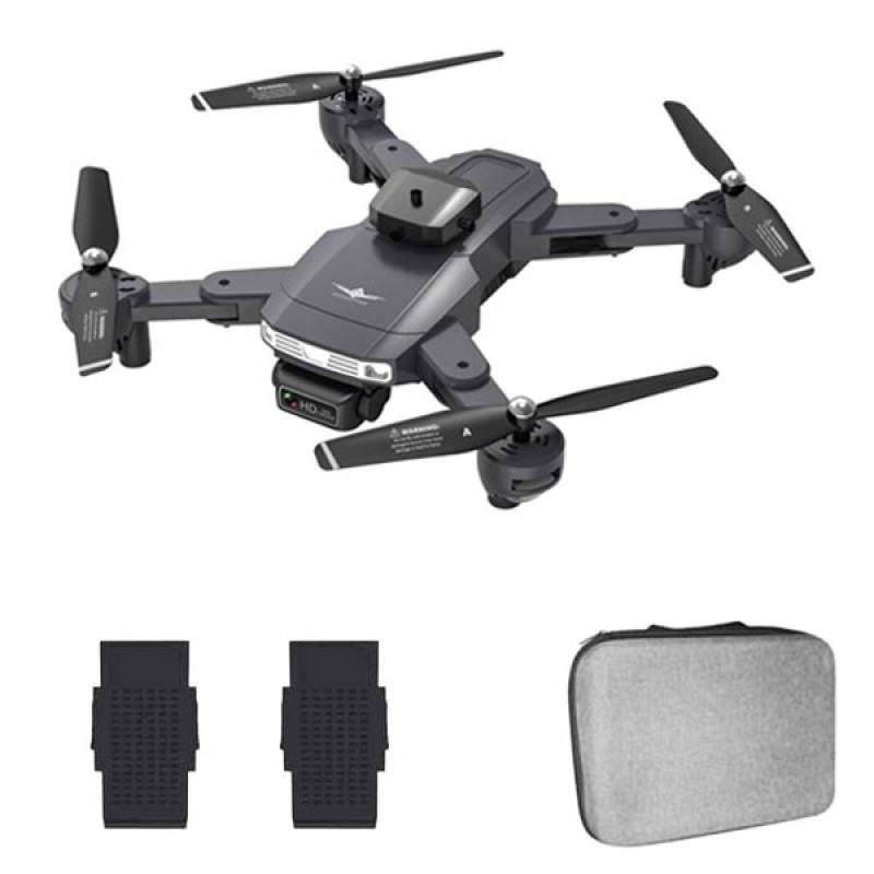 Квадрокоптер KF617 – 34 мин. полета, дрон с 4K и HD камерами, датчиком обнаружения помех на 360°, FPV, кейс + дополнительный аккумулятор Black edition