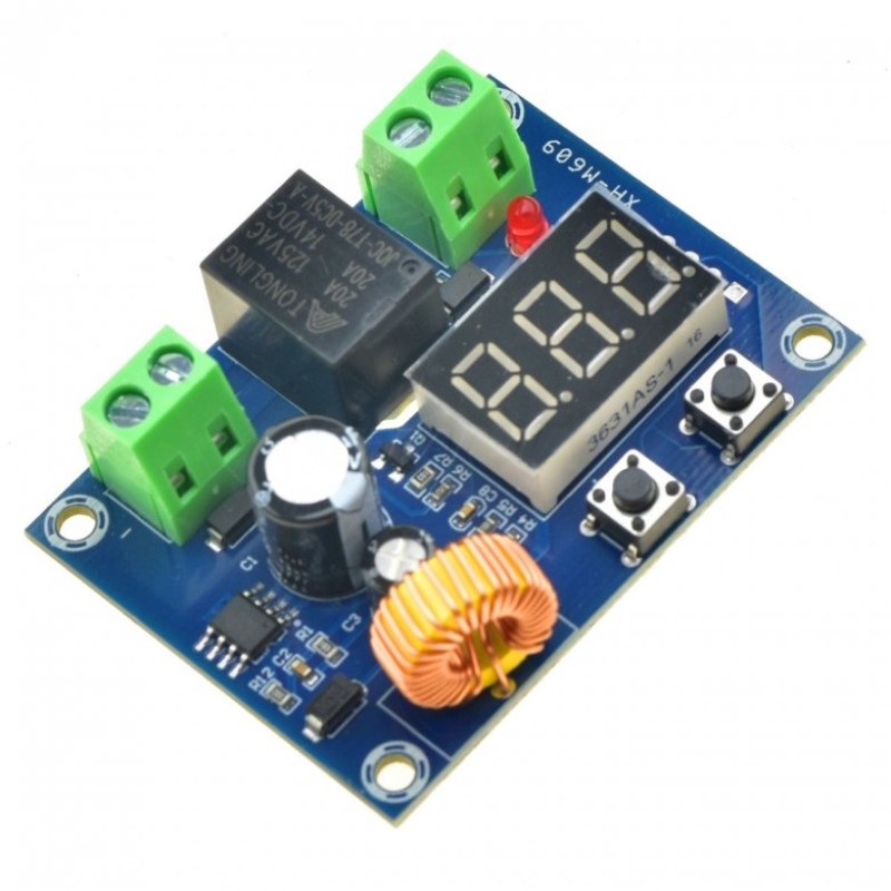 XH-M609 Контролер розряду акумуляторної батареї з індикатором для ремонту, складання та обслуговування електроніки