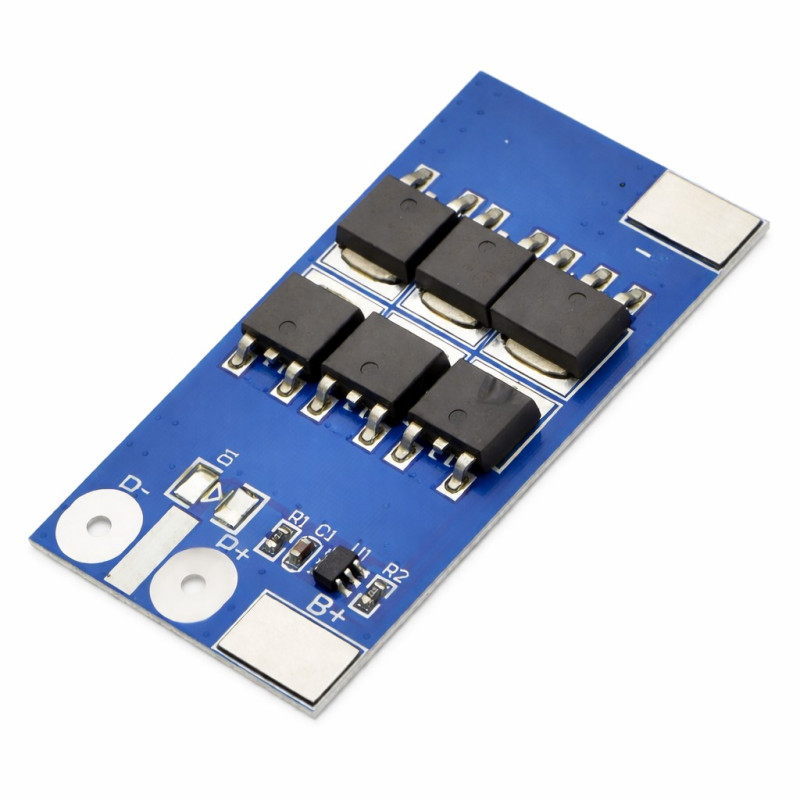 Контроллер (балансир) заряда/разряда LiFePO4 батарей BMS 1S 24A для ремонта, сборки и обслуживания электроники